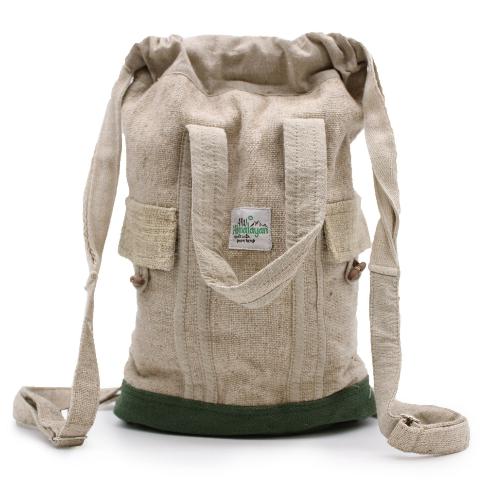 Preview: Laptop Rucksack - Hanf & Baumwolle